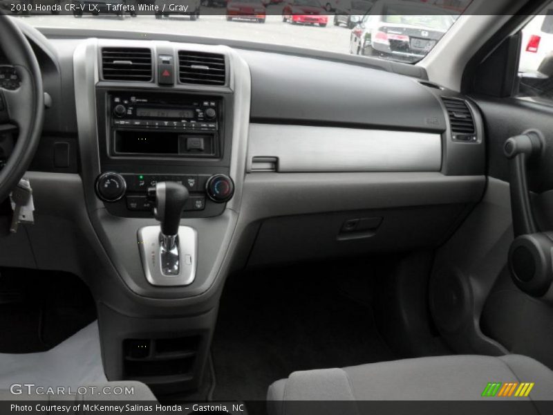 Taffeta White / Gray 2010 Honda CR-V LX