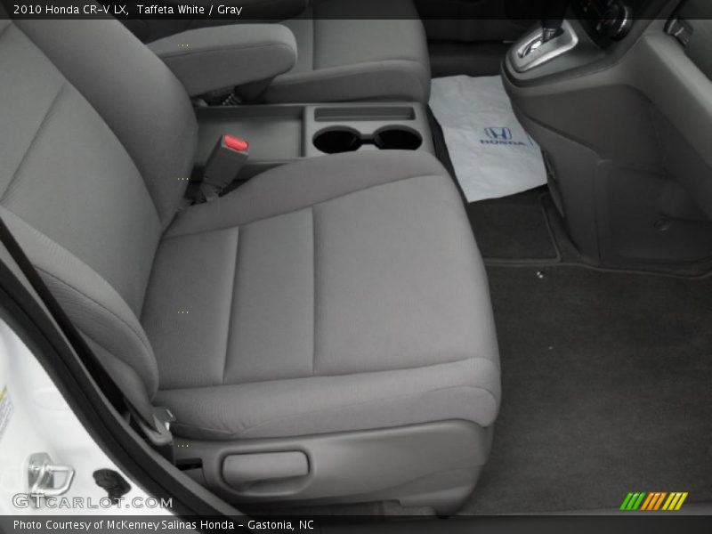 Taffeta White / Gray 2010 Honda CR-V LX