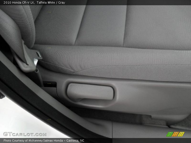 Taffeta White / Gray 2010 Honda CR-V LX
