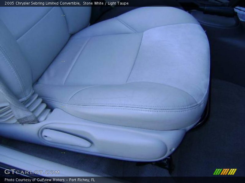 Stone White / Light Taupe 2005 Chrysler Sebring Limited Convertible