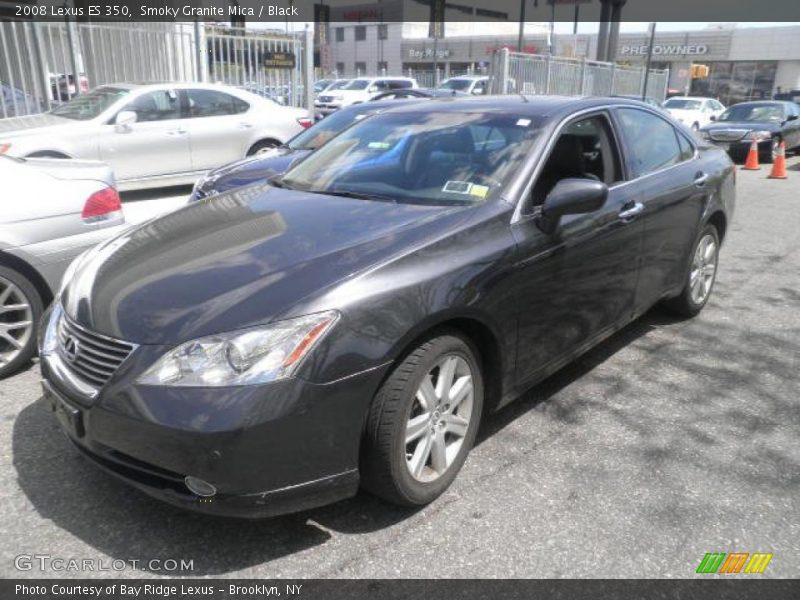 Smoky Granite Mica / Black 2008 Lexus ES 350