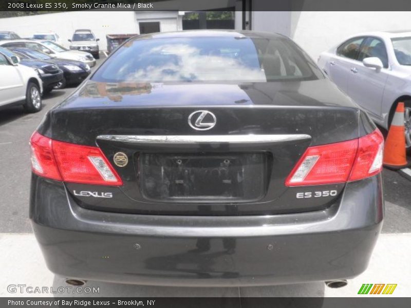 Smoky Granite Mica / Black 2008 Lexus ES 350