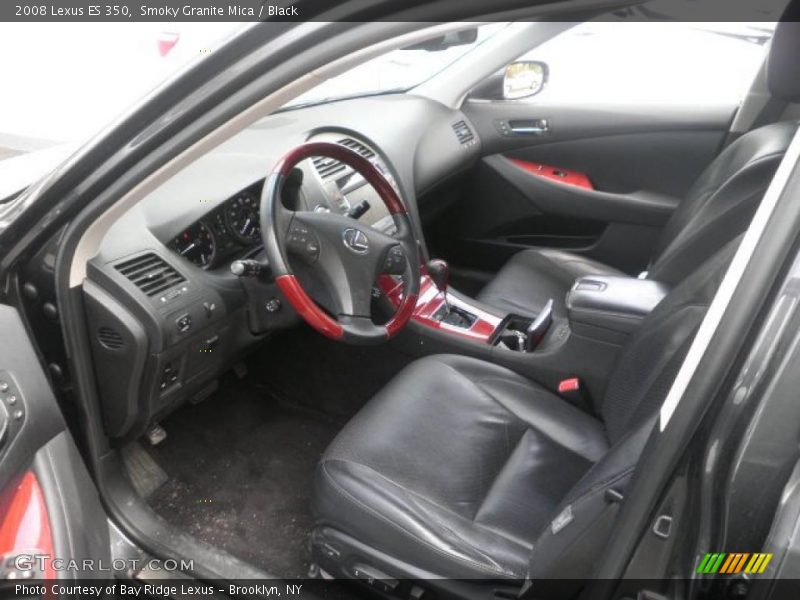 Smoky Granite Mica / Black 2008 Lexus ES 350