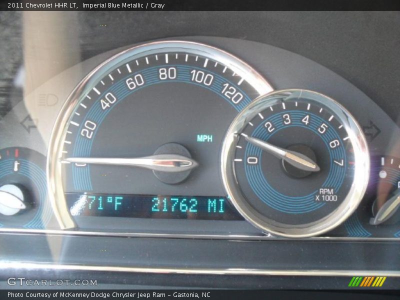 Imperial Blue Metallic / Gray 2011 Chevrolet HHR LT