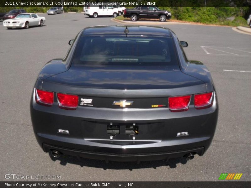 Cyber Gray Metallic / Black 2011 Chevrolet Camaro LT 600 Limited Edition Coupe