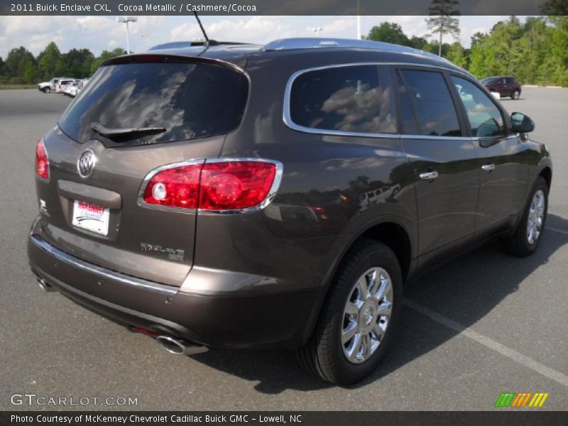 Cocoa Metallic / Cashmere/Cocoa 2011 Buick Enclave CXL