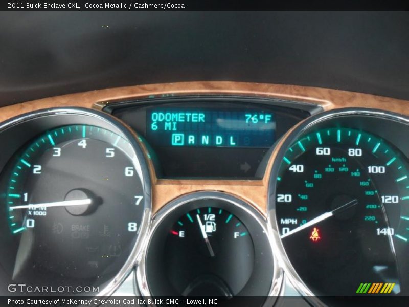 Cocoa Metallic / Cashmere/Cocoa 2011 Buick Enclave CXL