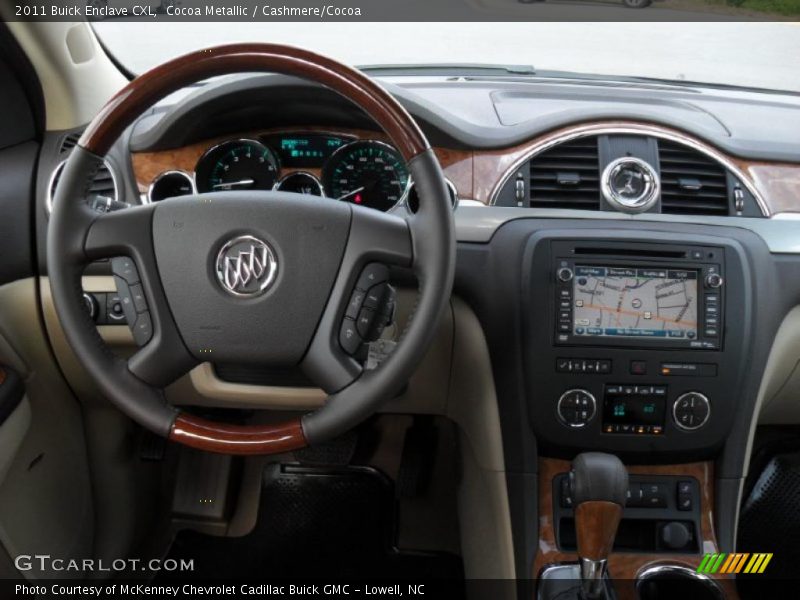 Cocoa Metallic / Cashmere/Cocoa 2011 Buick Enclave CXL