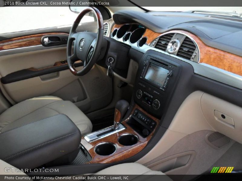 Cocoa Metallic / Cashmere/Cocoa 2011 Buick Enclave CXL