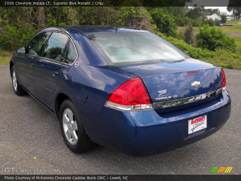 Superior Blue Metallic / Gray 2006 Chevrolet Impala LT