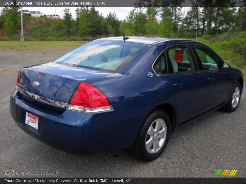 Superior Blue Metallic / Gray 2006 Chevrolet Impala LT