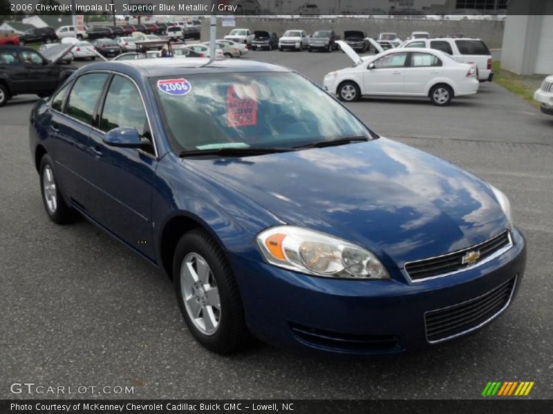 Superior Blue Metallic / Gray 2006 Chevrolet Impala LT
