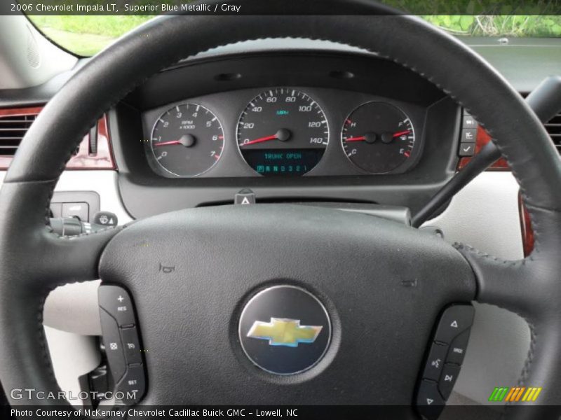 Superior Blue Metallic / Gray 2006 Chevrolet Impala LT