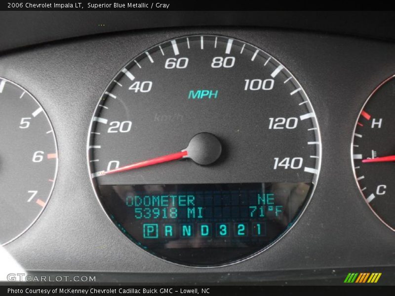 Superior Blue Metallic / Gray 2006 Chevrolet Impala LT