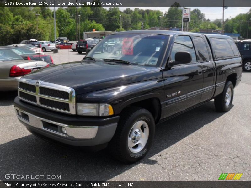 Black / Agate Black 1999 Dodge Ram 1500 SLT Extended Cab