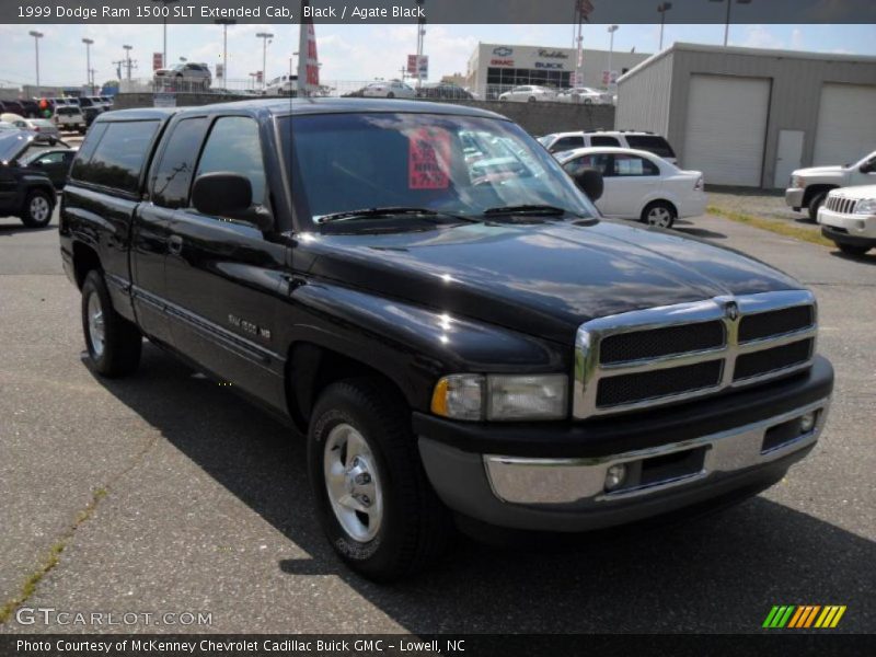 Black / Agate Black 1999 Dodge Ram 1500 SLT Extended Cab