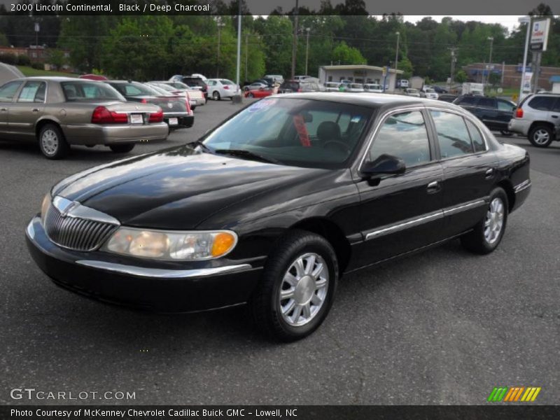 Black / Deep Charcoal 2000 Lincoln Continental