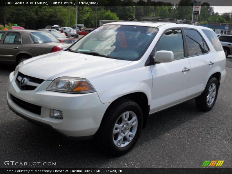 Taffeta White / Saddle/Black 2006 Acura MDX Touring
