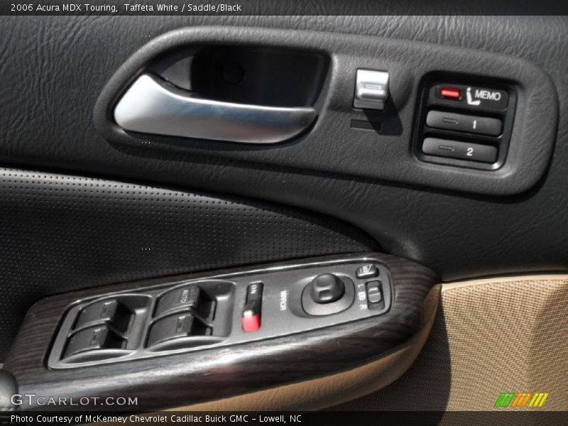 Taffeta White / Saddle/Black 2006 Acura MDX Touring