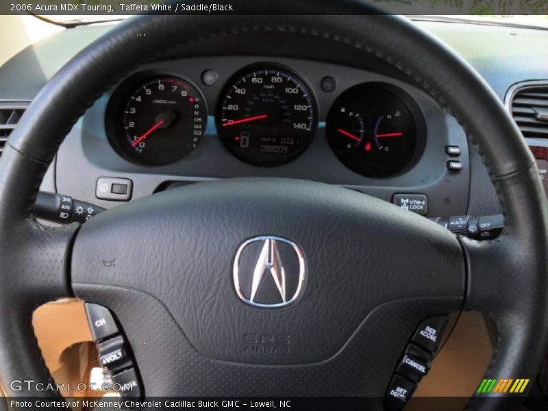 Taffeta White / Saddle/Black 2006 Acura MDX Touring