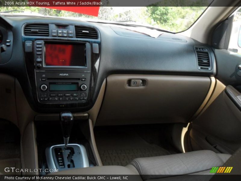 Taffeta White / Saddle/Black 2006 Acura MDX Touring