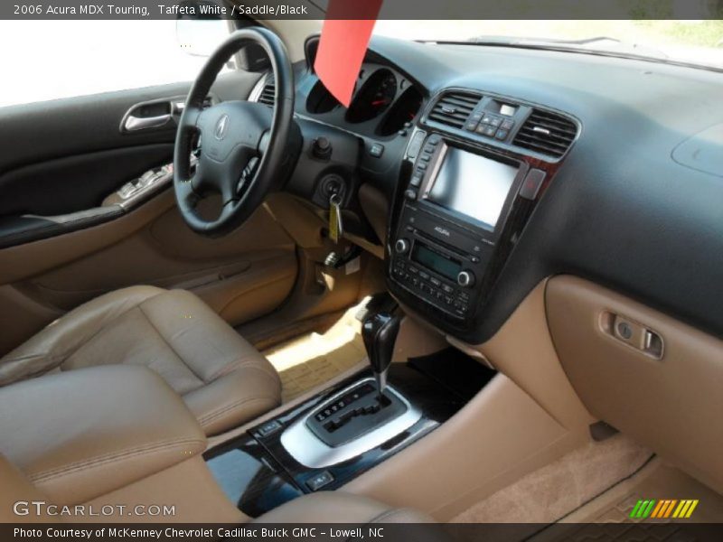 Taffeta White / Saddle/Black 2006 Acura MDX Touring