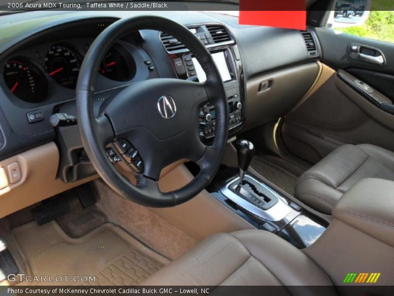 Taffeta White / Saddle/Black 2006 Acura MDX Touring