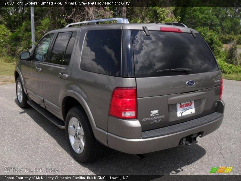 Mineral Grey Metallic / Midnight Gray 2003 Ford Explorer Limited 4x4