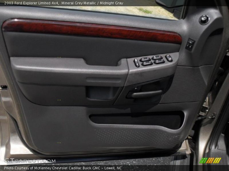 Mineral Grey Metallic / Midnight Gray 2003 Ford Explorer Limited 4x4