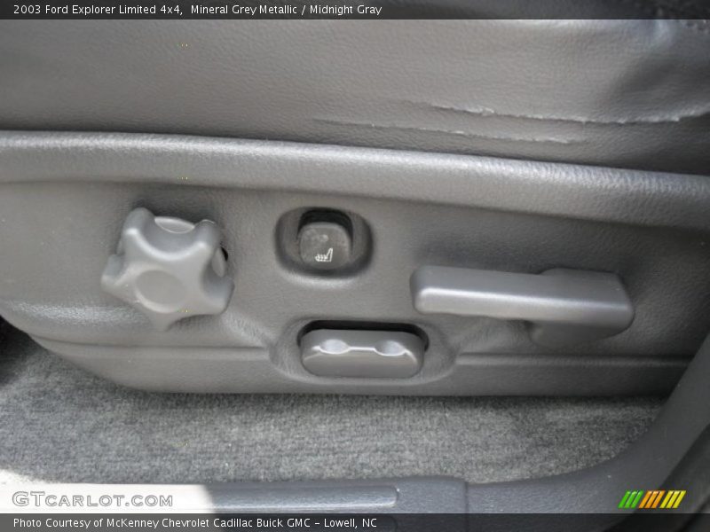 Mineral Grey Metallic / Midnight Gray 2003 Ford Explorer Limited 4x4