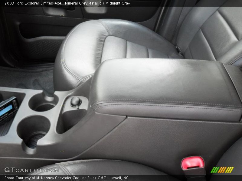 Mineral Grey Metallic / Midnight Gray 2003 Ford Explorer Limited 4x4