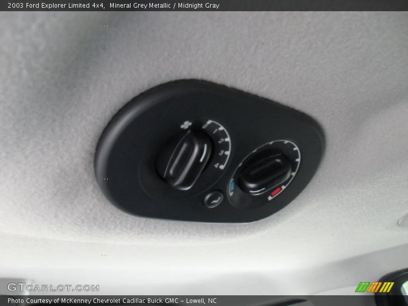 Mineral Grey Metallic / Midnight Gray 2003 Ford Explorer Limited 4x4