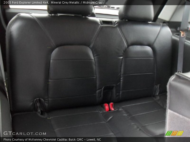 Mineral Grey Metallic / Midnight Gray 2003 Ford Explorer Limited 4x4