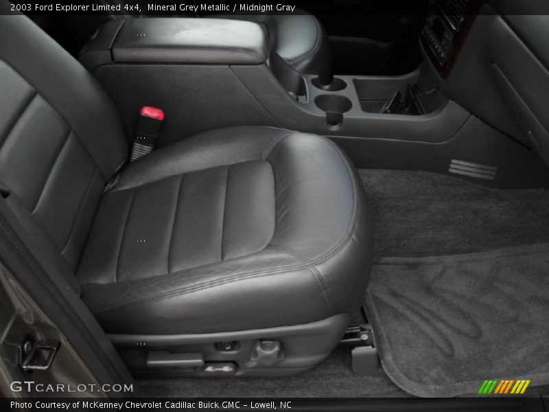 Mineral Grey Metallic / Midnight Gray 2003 Ford Explorer Limited 4x4