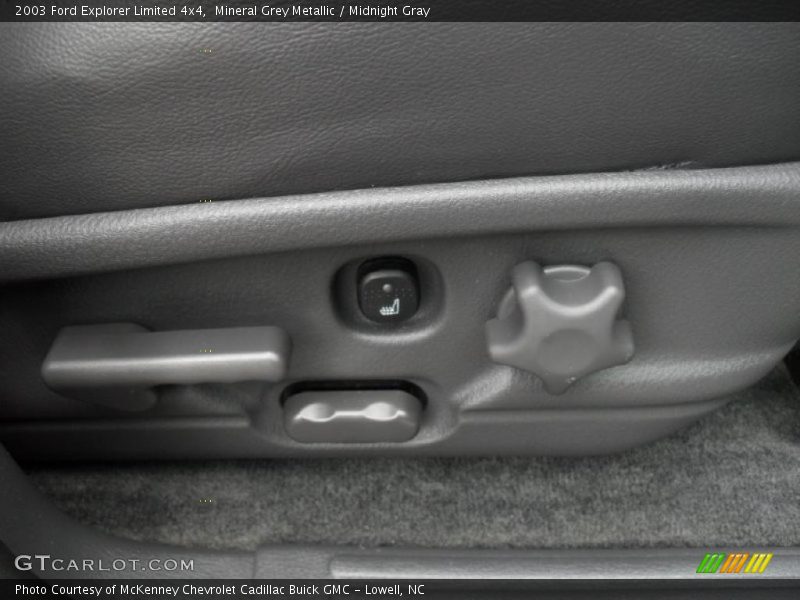 Mineral Grey Metallic / Midnight Gray 2003 Ford Explorer Limited 4x4