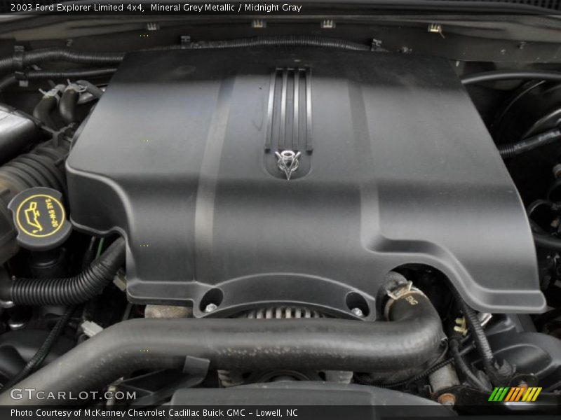 Mineral Grey Metallic / Midnight Gray 2003 Ford Explorer Limited 4x4