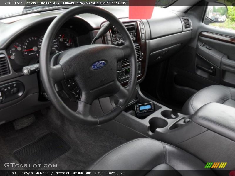  2003 Explorer Limited 4x4 Midnight Gray Interior