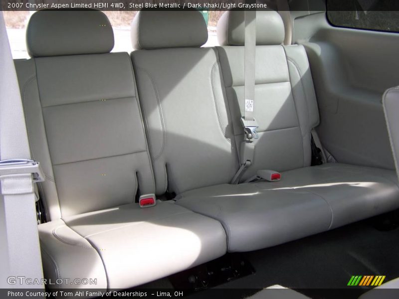 Steel Blue Metallic / Dark Khaki/Light Graystone 2007 Chrysler Aspen Limited HEMI 4WD
