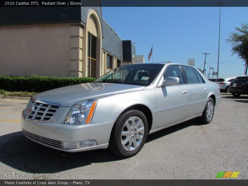 Radiant Silver / Ebony 2010 Cadillac DTS