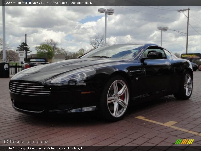 Onyx Black / Obsidian Black 2009 Aston Martin DB9 Coupe