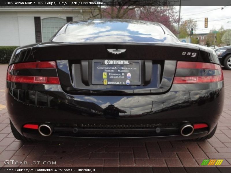 Onyx Black / Obsidian Black 2009 Aston Martin DB9 Coupe