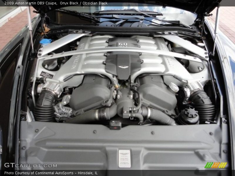  2009 DB9 Coupe Engine - 6.0 Liter DOHC 48-Valve V12