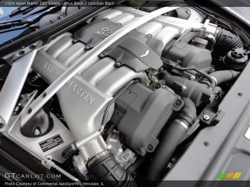  2009 DB9 Coupe Engine - 6.0 Liter DOHC 48-Valve V12