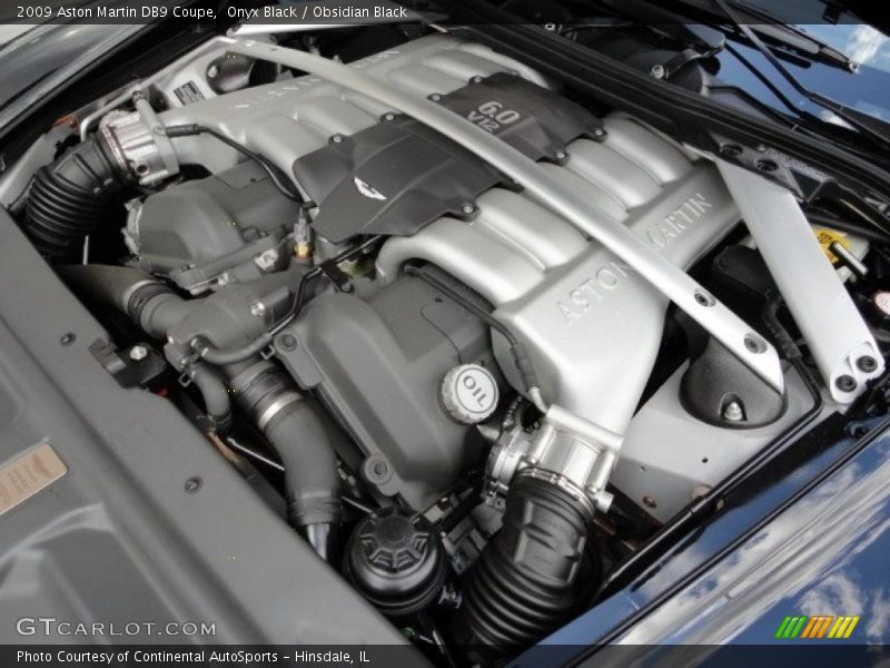  2009 DB9 Coupe Engine - 6.0 Liter DOHC 48-Valve V12