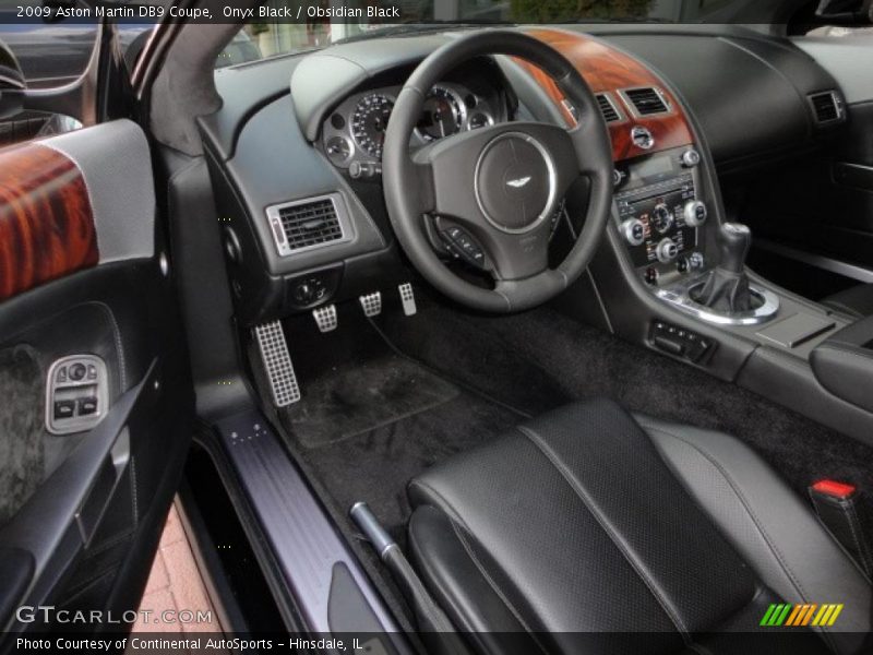 Obsidian Black Interior - 2009 DB9 Coupe 
