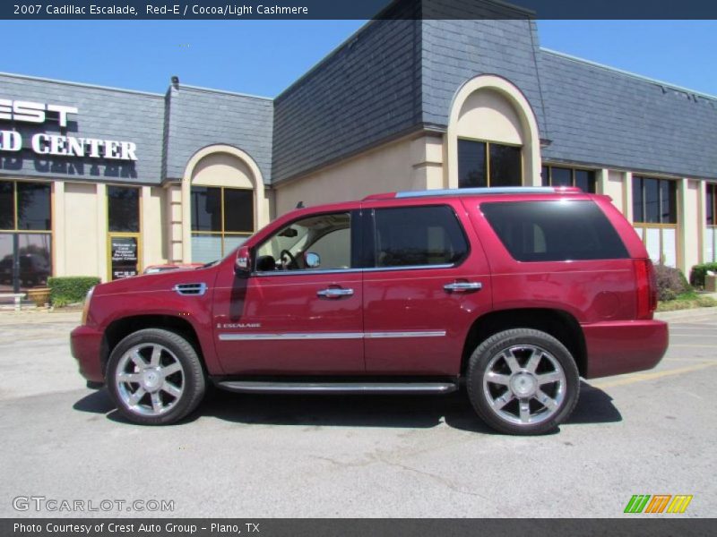 Red-E / Cocoa/Light Cashmere 2007 Cadillac Escalade