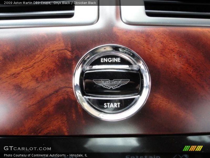 Controls of 2009 DB9 Coupe