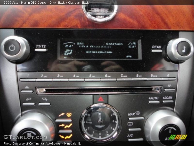 Controls of 2009 DB9 Coupe