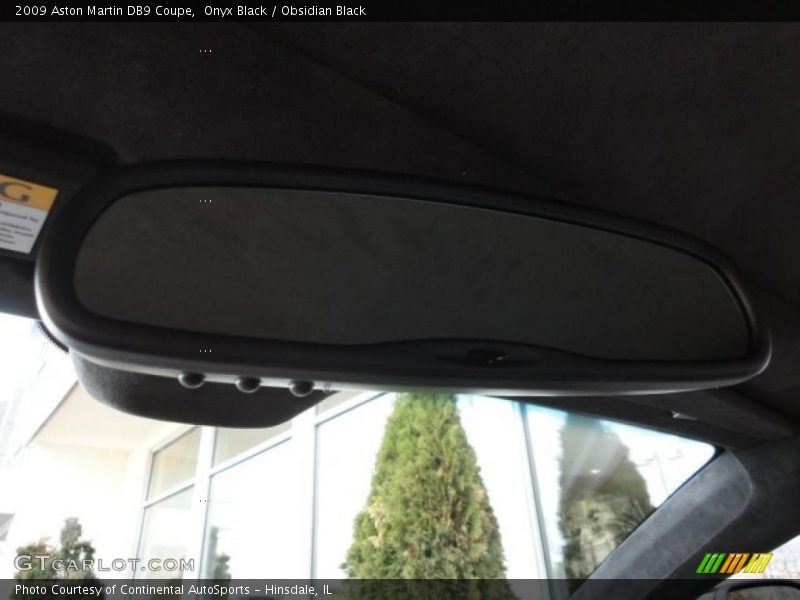 Onyx Black / Obsidian Black 2009 Aston Martin DB9 Coupe