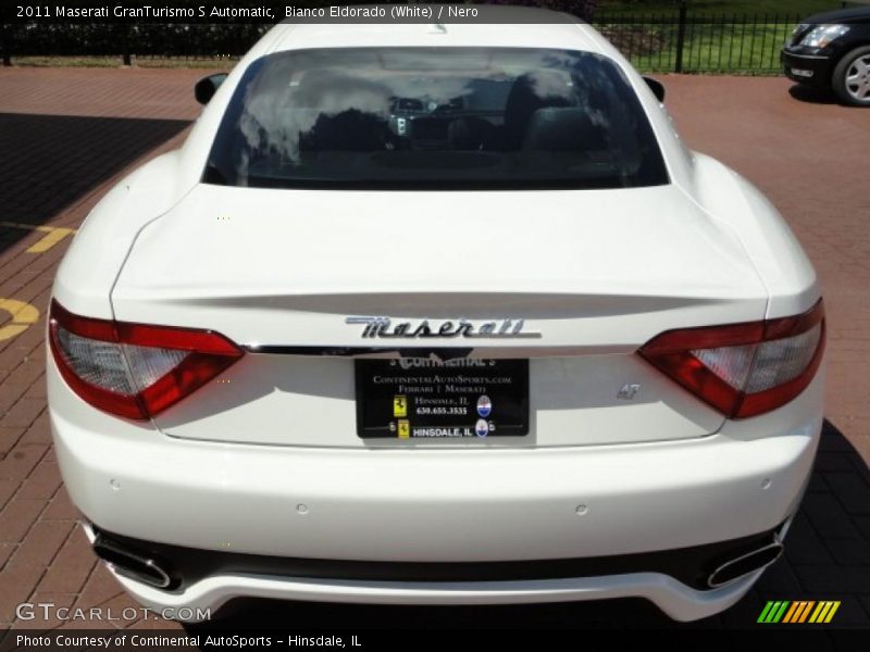 Bianco Eldorado (White) / Nero 2011 Maserati GranTurismo S Automatic